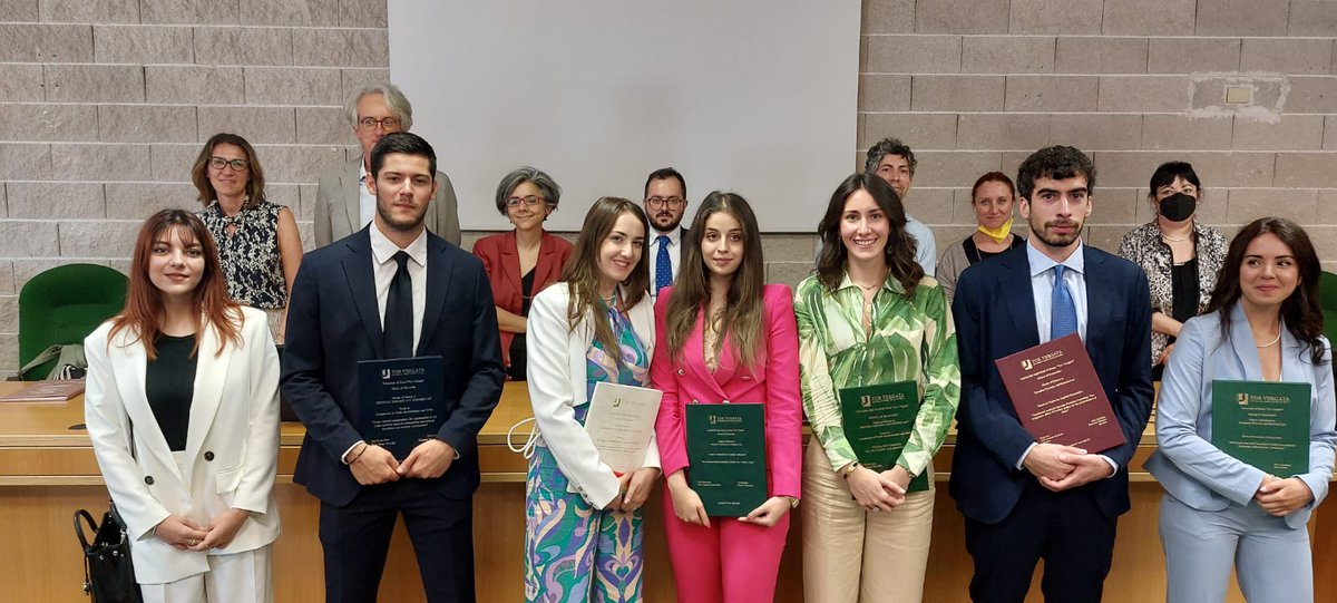 MscEEBL's tweet photo. #Congratulations to our #EEBL #graduates of July 2022! 🎓👏🥳 Thanks to all the EEBL #Professors who contributed to their success! 💪
@Baannic @carciccar @ardui1 
@EconTorVergata @DEF_TorVergata @unitorvergata https://t.co/jGnmwCQMQm