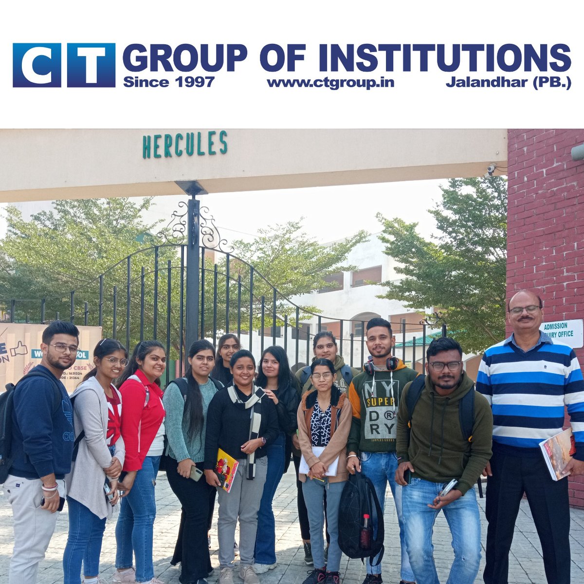 CTGroupshahpur's tweet photo. Students of Architecture department visited CT World School for getting the practical experience of designing a school before working on it as their assignment. #practicalexposure #architecture #CTW #CTG https://t.co/z4tHRL5trg