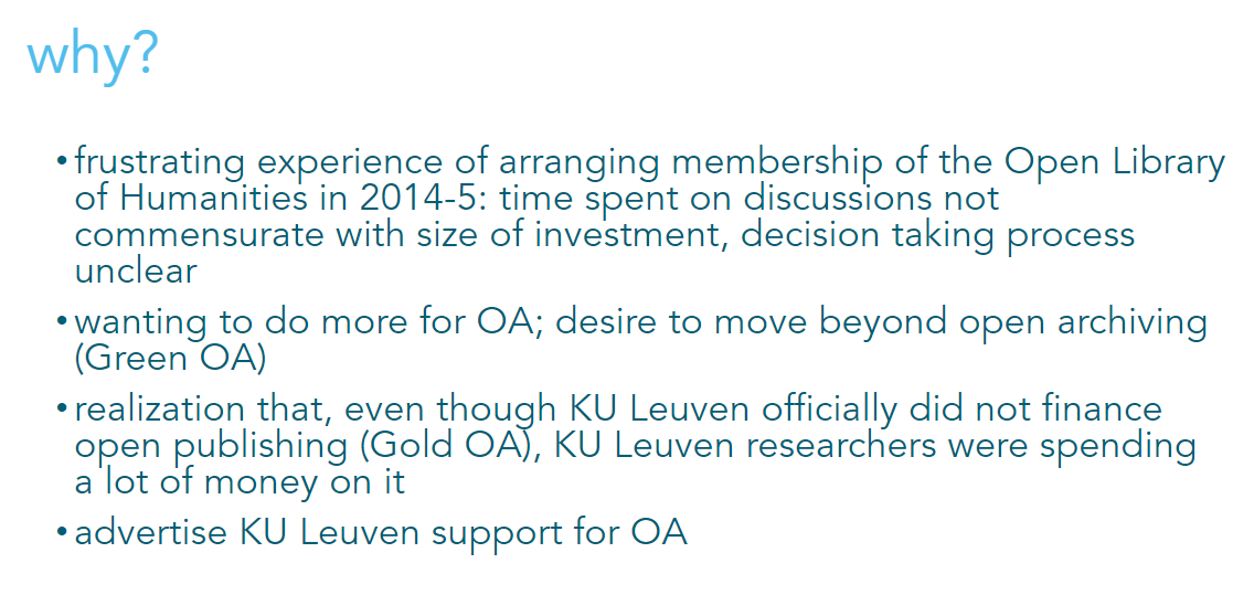 v_i_o_l_a's tweet photo. now @viroviacum presents "(The story behind the) KU Leuven Fund for Fair Open Access". the fund's website: https://t.co/qkeWltVGbP #LIBER2022 #Workshop9 #OpenAccess #OpenInfrastructure https://t.co/a21LgqfW4q