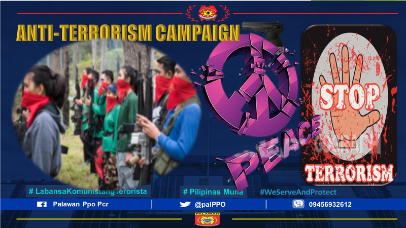 PalPPO's tweet photo. Anti-Terrorism Campaign
#LabanSaKomunistangTerosrita
#PilipinsMuna
#NotoCPP-NPA-NDF https://t.co/JXDKoj8jSj