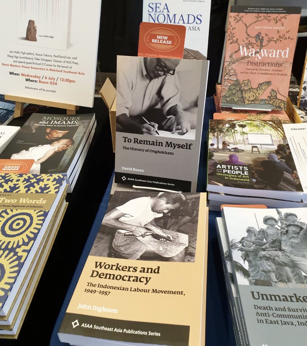iskandarpn's tweet image. Very delighted to be part of these great projects. Congratulations to #DavidReeve for the biography of  #onghokham &amp;amp; John Ingleson for your books on #workers and democracy in #indonesia #iskee #sejarahindonesia #ASAA2022