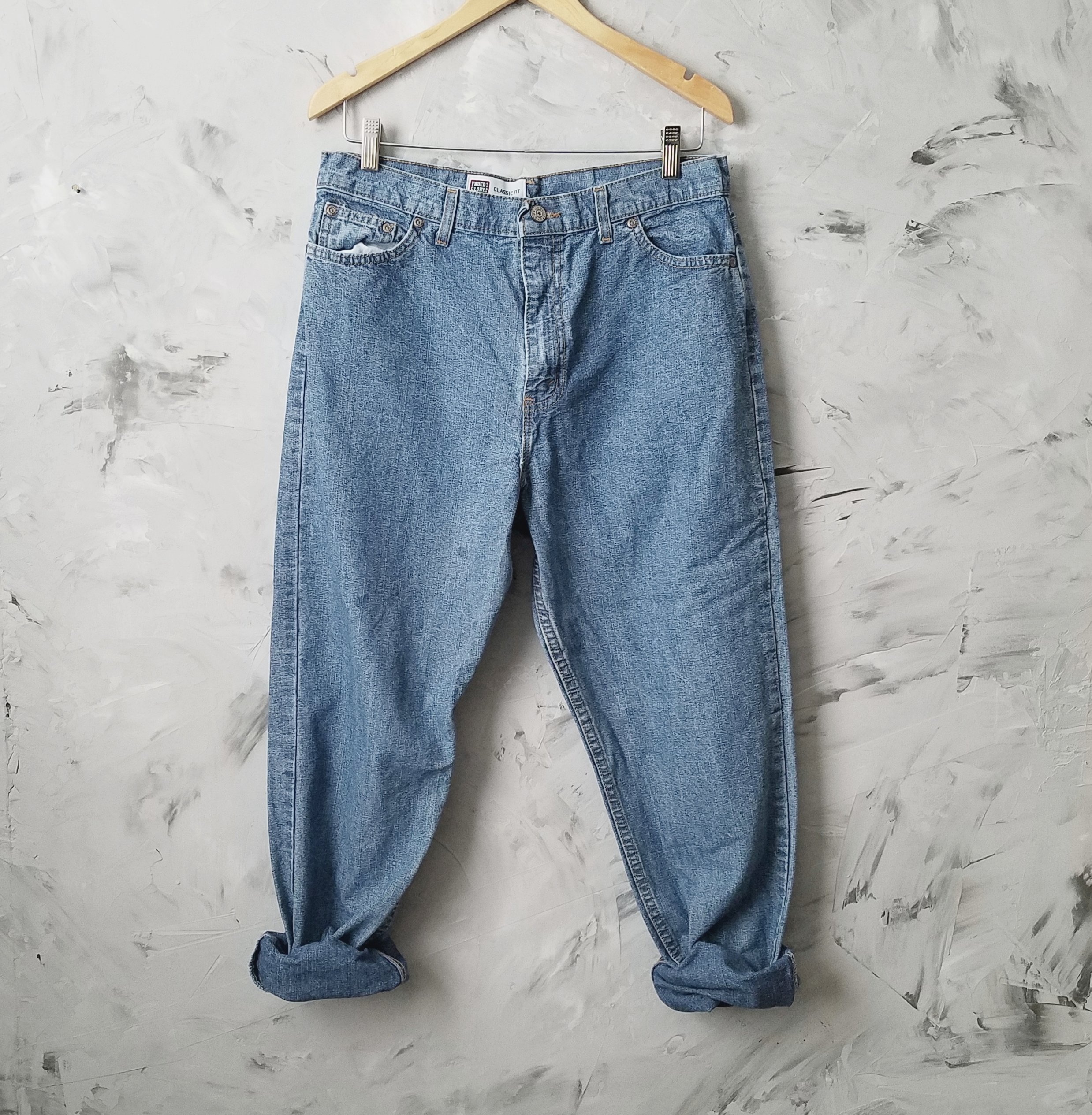 Faded glory cheap mom jeans