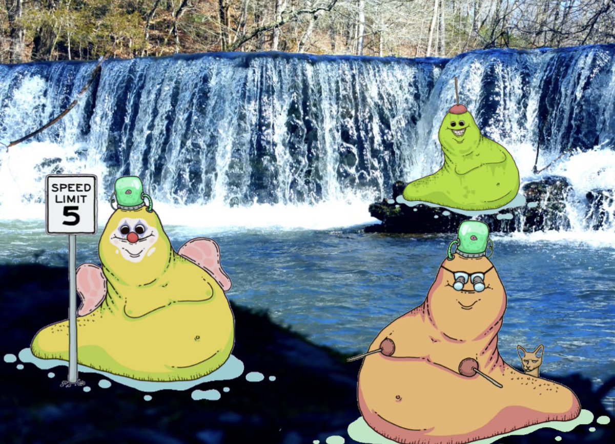 Oh snap! It’s national bikini day.  Well, forget the bikini.  Look at these babies.  I did manage to find some plungers to cover up at least two of them puppies.  <a href="/SlowlanaLabs/">Slowlana Slugs</a> @gasplumpers #sluggish
#SolanaSummer #SolanaNFT #SOL #NFTs