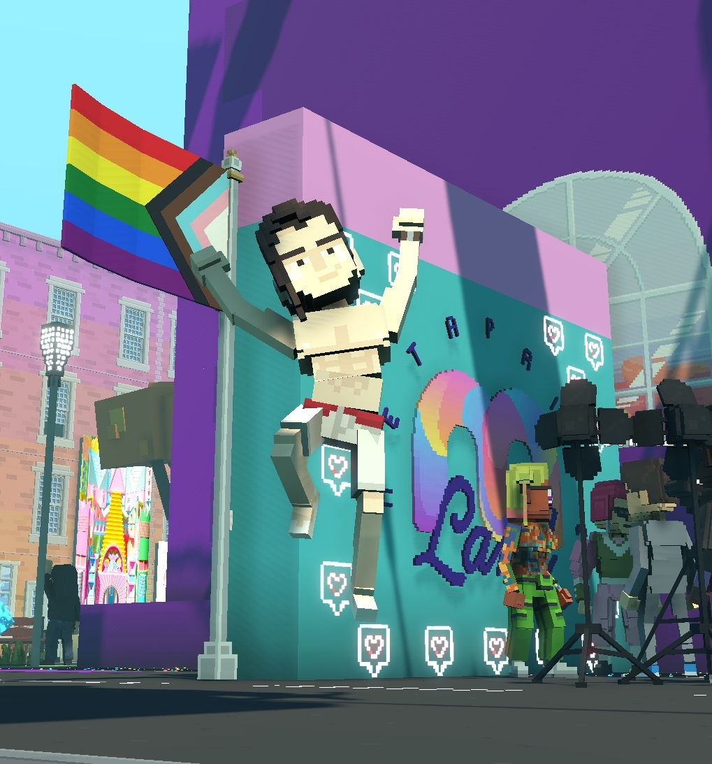 mospp522's tweet photo. @TheSandboxGame @METAPRIDELAND I just participated in the #BelongingWeek contest for a chance to win a Progress Flag NFT! Check out my screenshot below!
👇 https://t.co/pcl5TNfWCh
