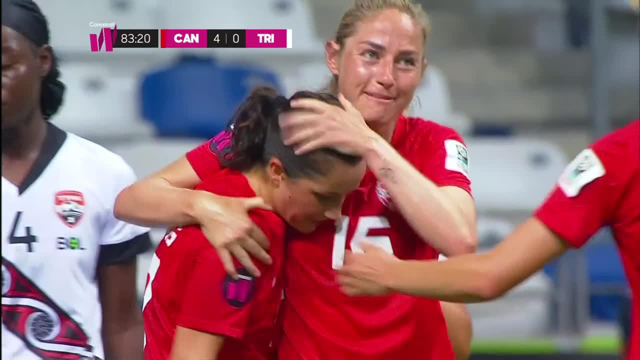 Canada putting it on Trinidad & Tobago late. 😳

Jessie Fleming gives Canada their fourth. 🇨🇦”