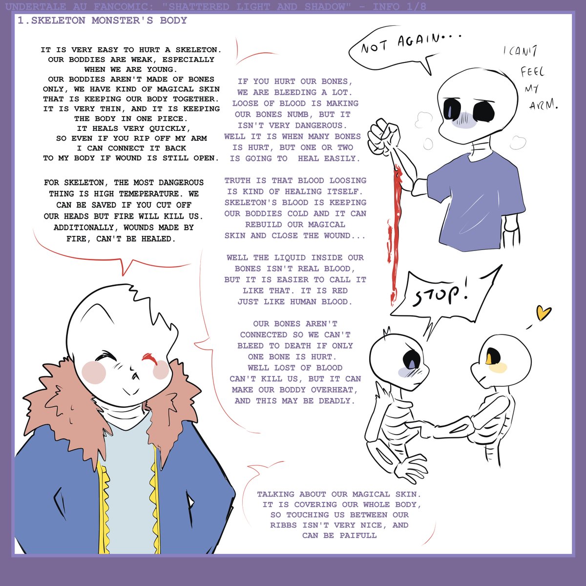 Luc Arcane (Justyna) on X: Shattered Light and Shadow. page 236 I have to  tell this again: It isn't canon Nightmare, so he has classic nmonster soul.  #UndertaleAU #UndertaleSLAS #Nightmare #NightmareSans #Sans #