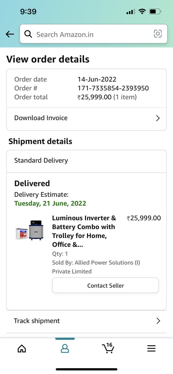 Sravan_Rap's tweet image. Never buy a product that’s fulfilled buy the seller cz Amazon really doesn’t give a damn in this matter. They will simply say ki contact the seller because it’s showing delivered (even if it’s not delivered they will just update that the product is delivered) @amazonIN #pathatic