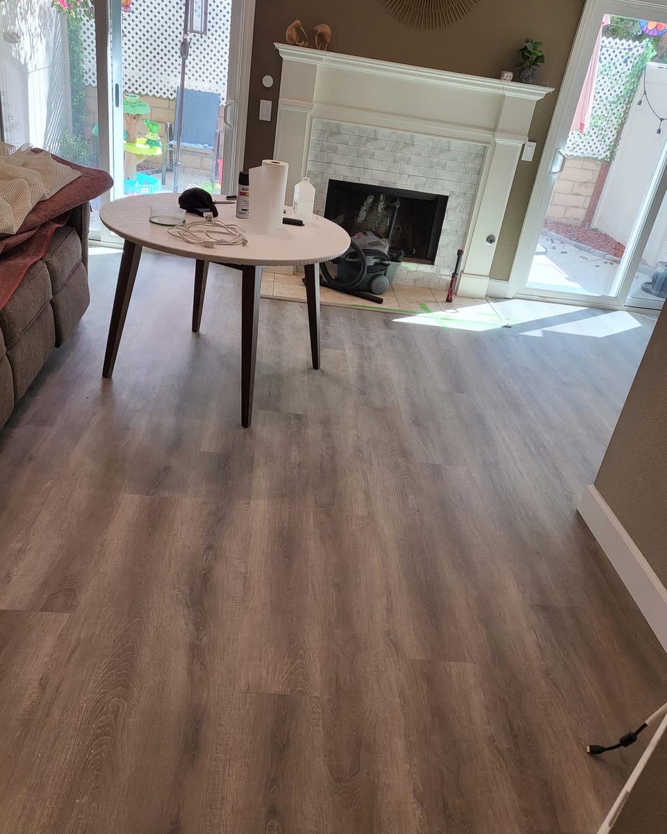 FlooringMy's tweet photo. Beautiful SPC floor installation. This is one of our most popular colors: Normandie. 

#spc #spcflooring #flooring https://t.co/nvJpYQ9BmY