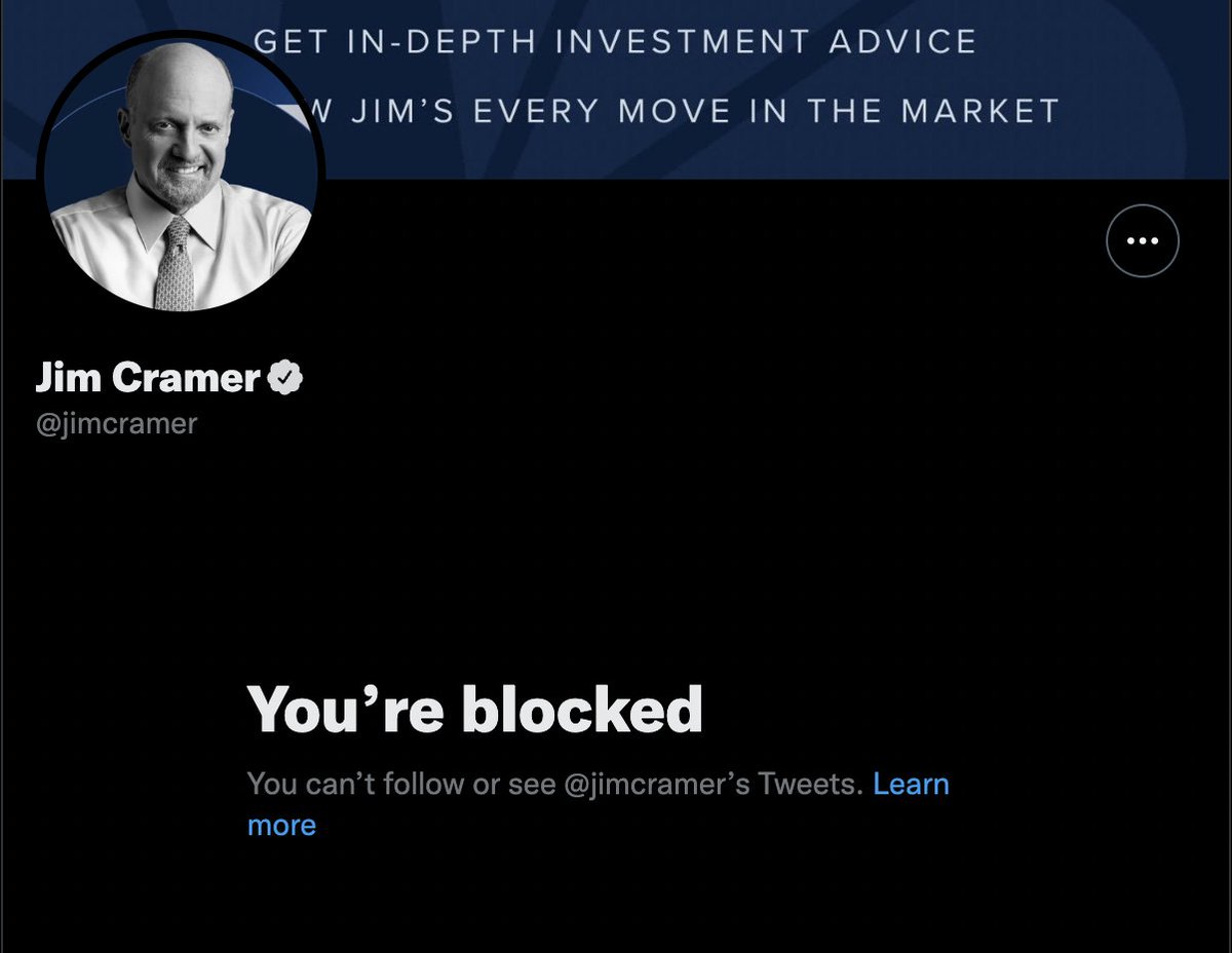 I just watched Cramer on <a href="/CNBC/">CNBC</a> talk about how he's given up on Bitcoin. You have no idea how bullish this is.  What you also don't know is how much of a beta this guy is. He couldn't take the heat when I asked him about him Lehman Bros call. So he blocked me. What a baby.