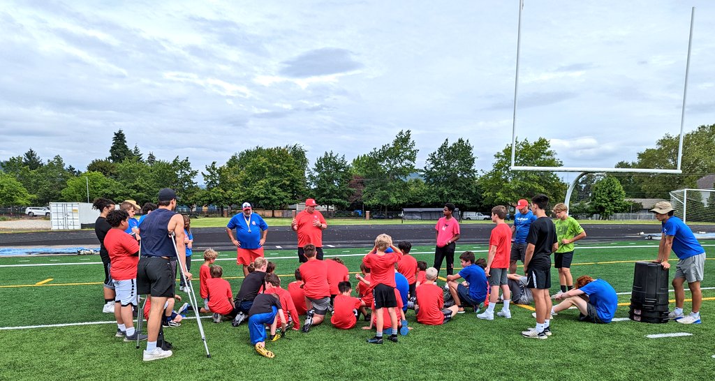 La Salle Falcons Football (@lsfalconsfb) on Twitter photo Great first day of Youth Falcon Football Camp! <a href="/DustinJanz/">Dustin Janz</a> took some time at the end to talk about #poundTHErock culture and our values of #Truth #Respect #Perseverance Great first day of Youth Falcon Football Camp! <a href="/DustinJanz/">Dustin Janz</a> took some time at the end to talk about #poundTHErock culture and our values of #Truth #Respect #Perseverance