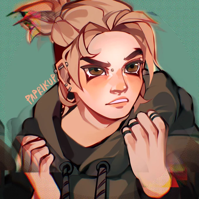 Friendly Fire on @ratparty_ for art fight of their oc Sasha!
Art punch 