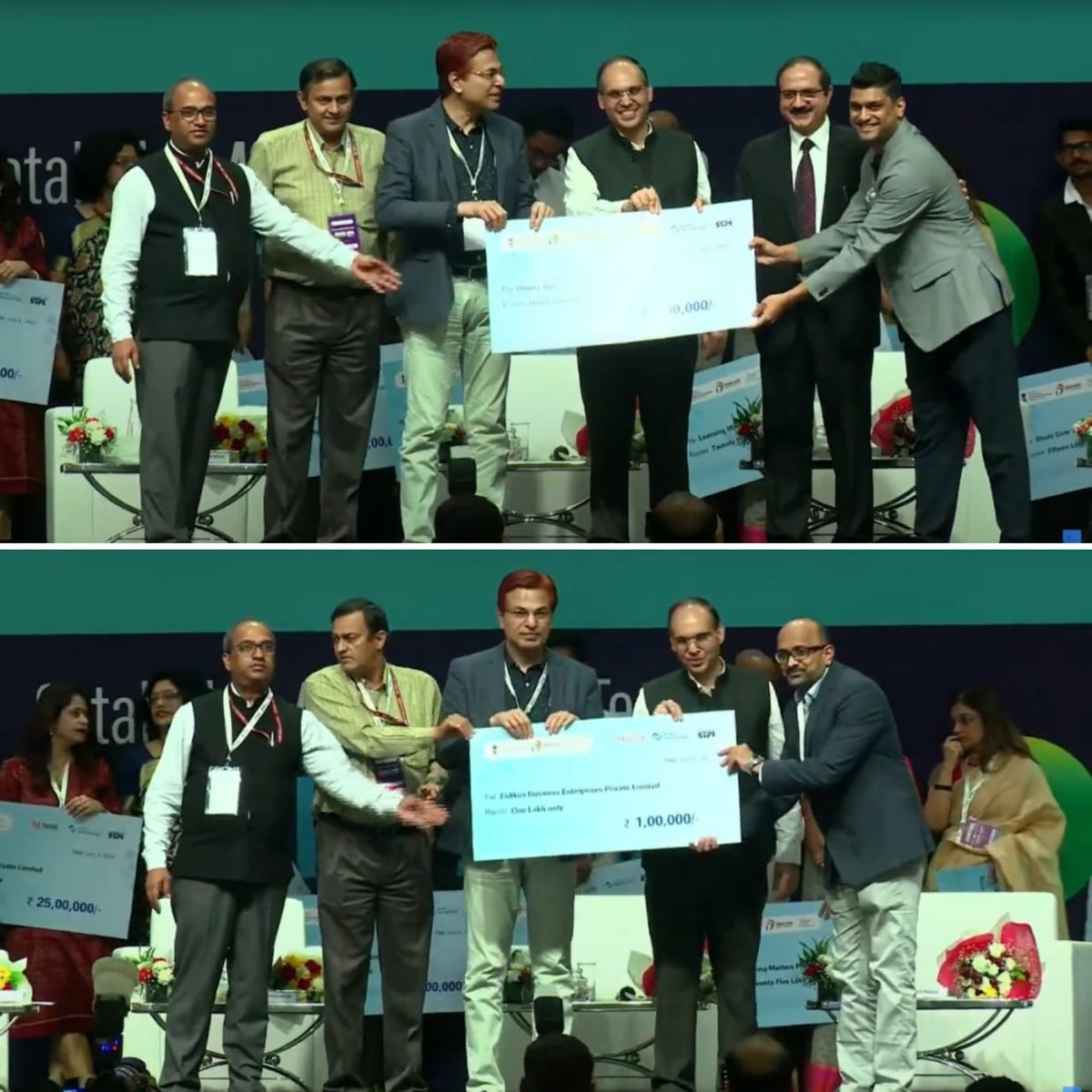 Congratulations to all #Startups @STPI_MOTION #CoE for receiving seed funds at Digital India Week 2022. 
#DIW2022 #StartupConference #STPIINDIA 
@AshwiniVaishnaw @Rajeev_GoI @alkesh12sharma @arvindtw