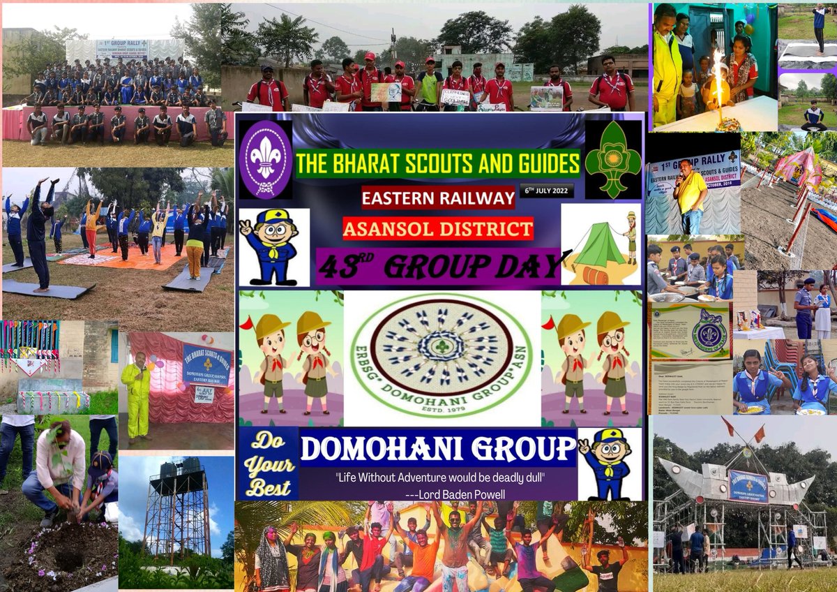 BISWAJI22377015's tweet photo. 06/07/1979 to 06/07/2022
❤️43 YEARS❤️
DOMOHANI GROUP
ASANSOL DISTRICT
EASTERN RAILWAY
EASTERN REGION
THE BHARAT SCOUTS AND GUIDES
#SCOUT
#SCOUTING
#GROUP_DAY
#CUB_DAY_
#MOP
#ASANSOL https://t.co/b0lEbJTHy9