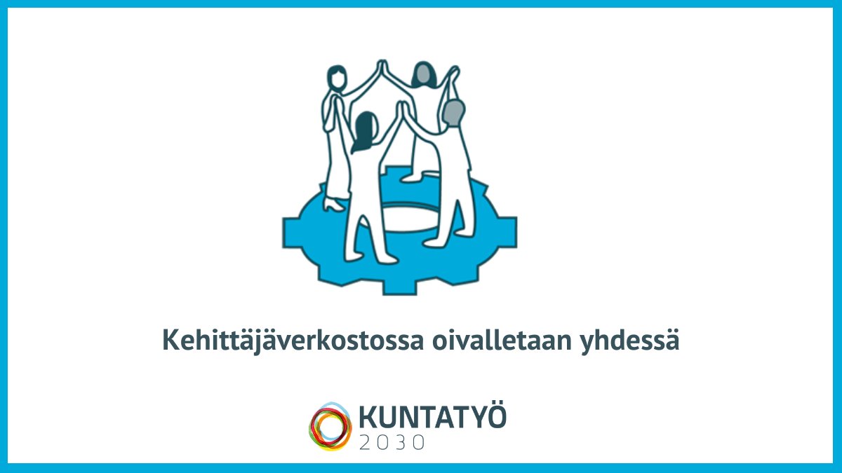 #Kuntatyö2030-ohjelma kutsuu kaikki kunta- ja hyvinvointialueiden kehittäjät uuteen verkostoon, jossa opitaan toisilta, levitetään hyviä käytäntöjä ja luodaan yhdessä julkisen työn tulevaisuutta.😍 Eka tapaaminen etänä 6.9.2022 klo 9-10:30 👇 bit.ly/3Nowobd #KT