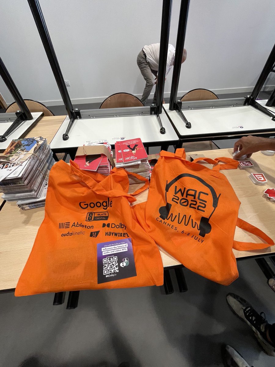 WAC2022 (@webaudioconf) on Twitter photo WA 2022 starts today! Yesterday has been a busy day :-) We're all waiting for you at 9:15 GMT +2:00 Program + YT and Virtual Meeting Room (Zoom) on the program page: wac2022.i3s.univ-cotedazur.fr/node/27
<a href="/Laboratoire_I3S/">Laboratoire i3S</a> <a href="/inria_sophia/">Centre Inria d'Université Côte d'Azur</a> <a href="/EURCreates/">Ecole Universitaire de Recherche CREATES</a> @EUR_DS4H <a href="/Univ_CotedAzur/">Université Côte d'Azur</a> #webaudio #wac2022 WA 2022 starts today! Yesterday has been a busy day :-) We're all waiting for you at 9:15 GMT +2:00 Program + YT and Virtual Meeting Room (Zoom) on the program page: wac2022.i3s.univ-cotedazur.fr/node/27
<a href="/Laboratoire_I3S/">Laboratoire i3S</a> <a href="/inria_sophia/">Centre Inria d'Université Côte d'Azur</a> <a href="/EURCreates/">Ecole Universitaire de Recherche CREATES</a> @EUR_DS4H <a href="/Univ_CotedAzur/">Université Côte d'Azur</a> #webaudio #wac2022