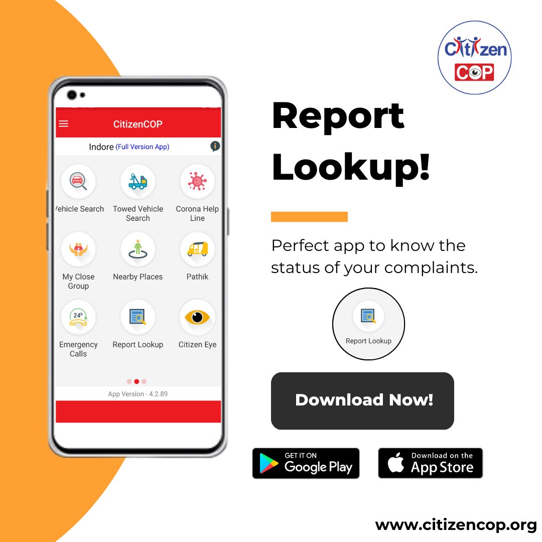 citizencoporg's tweet image. Now, you don’t need to call or visit the police station to know the status of your complaints .📃❓  

You just need to install the CitizenCOP app and you will get the status in just a few seconds. 📱💡😊

#CitizenCOP #smartphone #reportupdate #usefulapp #nonprofitorganization