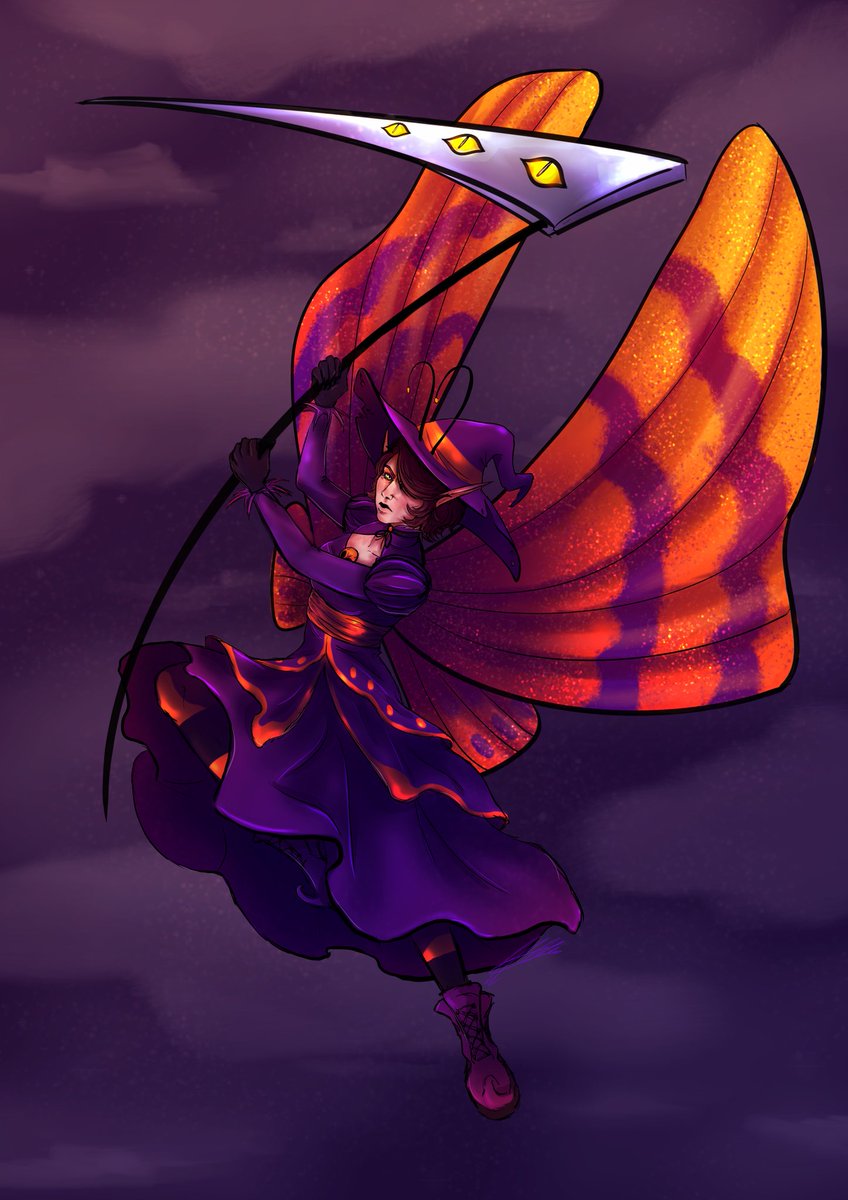 TheShadowsAlly's tweet photo. #ArtFight attack number 3 on ~Moth_Witch 🦋 https://t.co/BUYZ5vWYPQ