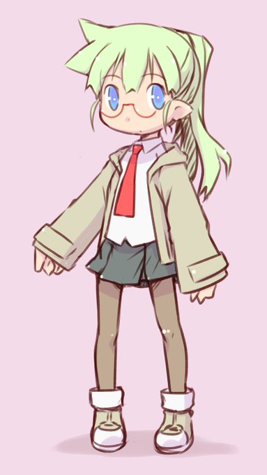 #キャラデザ最初期と現在デザインその物の変更は特に無いはずなんだけどな・・・バランスとか頭の突起の解釈はすぐに変わったけど 