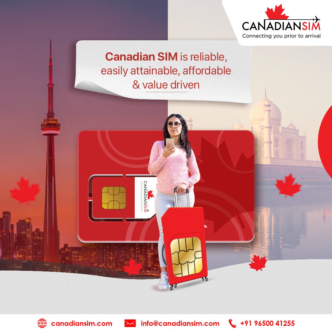 Make your Journey Relaxed & Convenient with Canadian SIM
Get your Canadian SIM Today!

#canadiansim #internationalsim #simcard #canada #canadianvisa #traveltocanada #telecom #explorecanada #canadianvisa #canadianstudyvisa #immigratetocanada #studyvisa #canadianimmigration