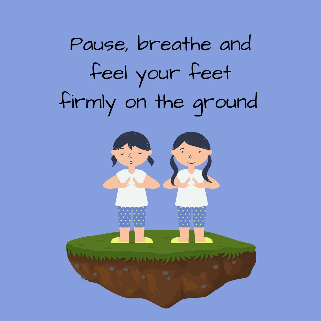 Jump Back Up July - Day 6: Pause, breathe and feel your feet firmly on the ground. #JumpBackUpJuly #Wellbeing