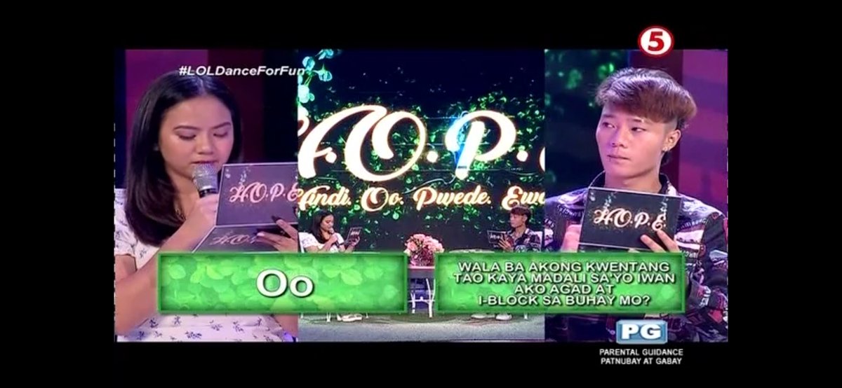 TV5manila's tweet photo. Sad boy yarn? 

#LOLDanceForFun
#LunchOutLoudOnTV5
#IBangSayaPagSamaSama https://t.co/qOhet2siua