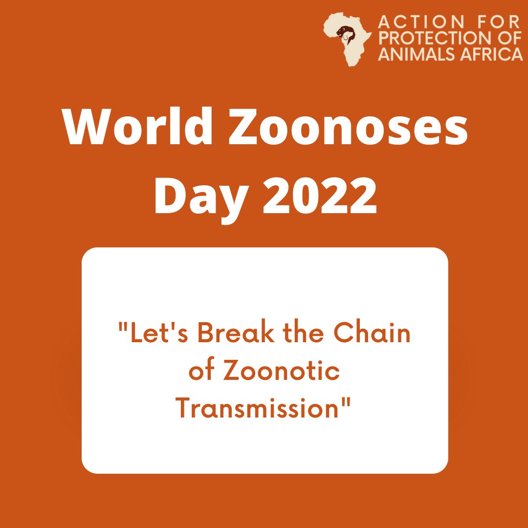 Today is World Zoonoses Day. An annual opportunity to raise awareness on the risks of diseases that spread between animals and humans. #WorldZoonosesDay