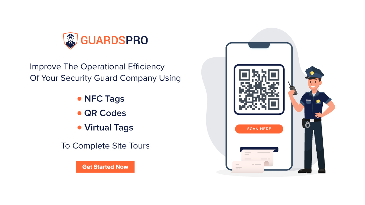 GuardsPro's tweet image. Want to improve the operational efficiency of your #securityguardcompany? 
 
Try #GuardsPro #securityguardmanagementplatform. It enables generating NFC tags, QR codes, and virtual tags for #securityguards to scan on client sites to never miss a checkpoint. guardspro.com/guard-tour-sys…