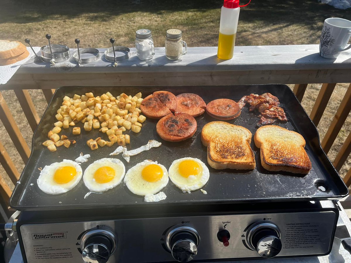 First meal and breakfast! Love it!

📸@ Michel Vienneau

#royalgourmet #royalgourmetusa #portablegrill #grillrecipe