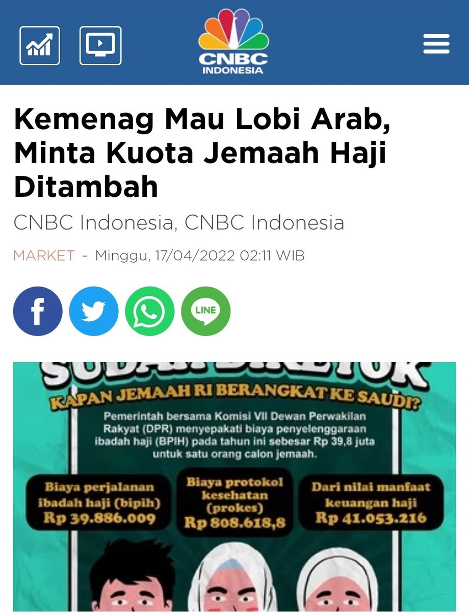 Gaya2an mau lobi Pemerintah Arab utk Tambahan Kuita Haji,..Giliran dikasih tambahan 10 ribu kuota malah di tolak.
Ngomong aja duit tabungan umat udah habis kepakai...pakai Pencitraan Lobi2 segala..! 
Dobooll...Doboolll..!!!
