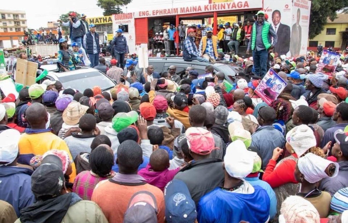 SenatorEMaina's tweet photo. When your supporters go the extra mile and conduct their own polls 🙏🏾 #Asante 

The reverberating shout for change in leadership in #NyeriCounty

#IncomingNyeriGovernor #KugaNaGwika #UtongoriaNaUkuria #AzimioInNyeri #AzimioLaUmoja https://t.co/mK6JuQaFxh