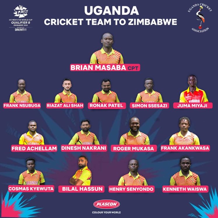 Good luck to the <a href="/CricketUganda/">Cricket Uganda</a> boys! 

We are cheering you on guys!