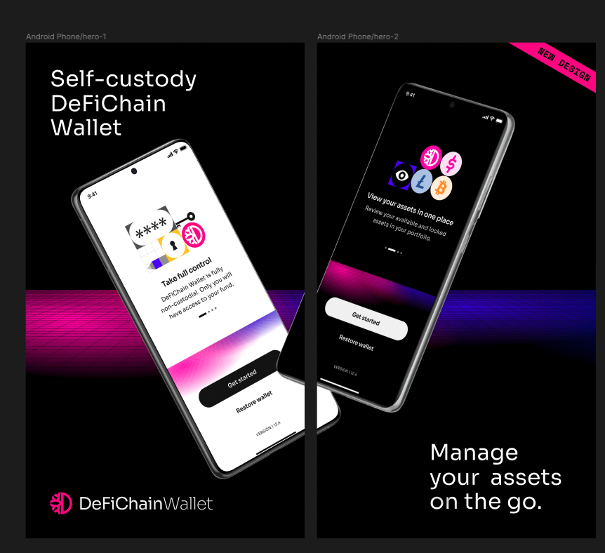 Unveiling a brand new look for <a href="/defichain/">DeFiChain</a> Light Wallet's onboarding process. 

Watch this space as we continue to rollout design enhancement across the entire Light Wallet in the coming weeks 💥