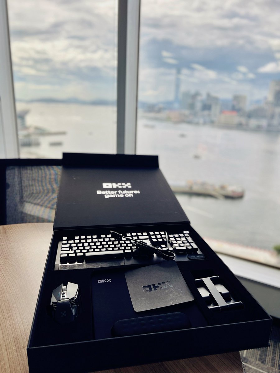 OKX (@okx) on Twitter photo #GameOn & Gear up! 😎 Who would want to get an exclusive set of #OKX trading weapons 🖥️ 🖱️? 
Like, RT & comment 👇
2️⃣ lucky OKX users to win a set of each 📢 #GameOn & Gear up! 😎 Who would want to get an exclusive set of #OKX trading weapons 🖥️ 🖱️? 
Like, RT & comment 👇
2️⃣ lucky OKX users to win a set of each 📢