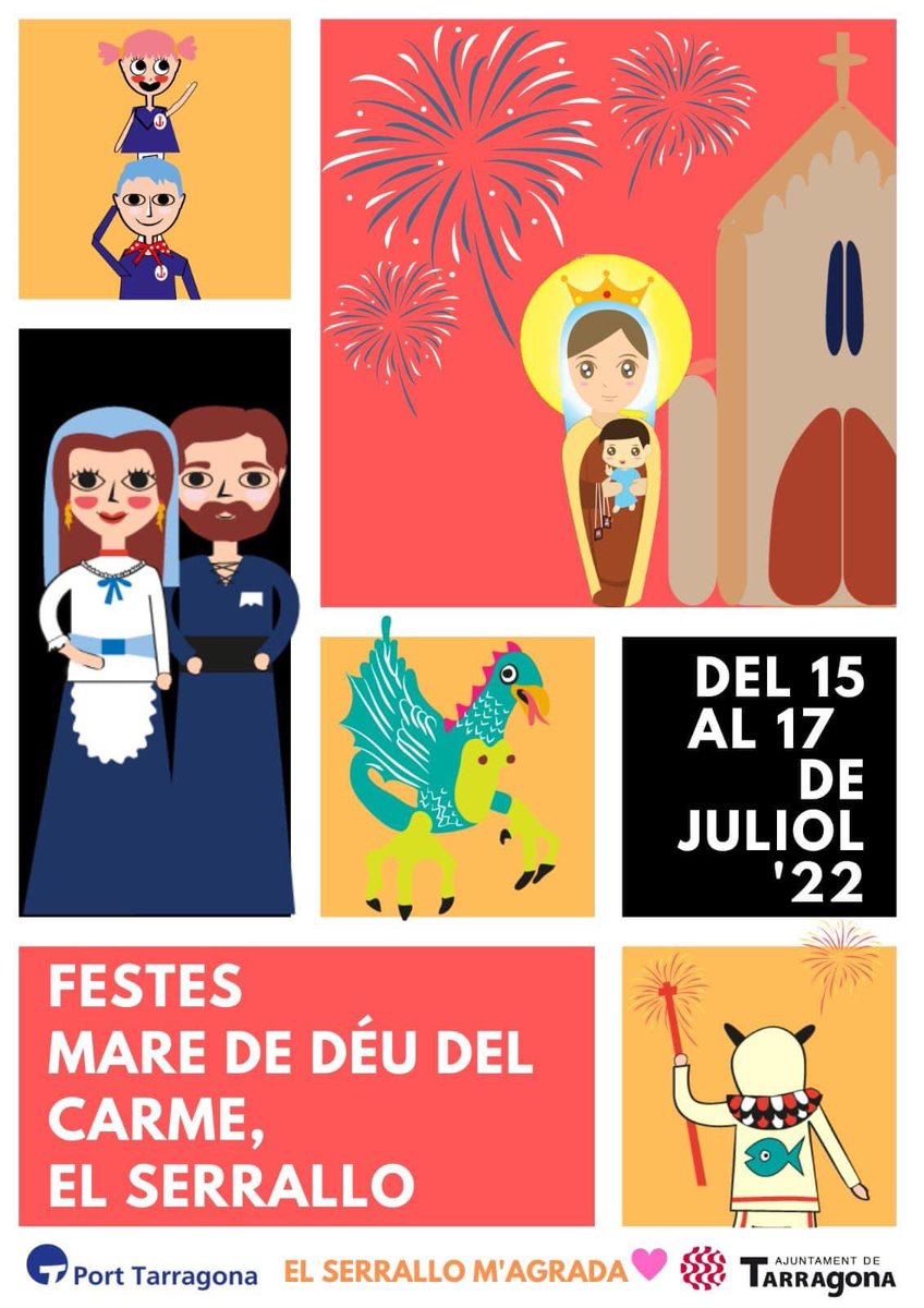 Del 15 al 17 de juliol!! #elserrallo #tarragona #portdetarragona
