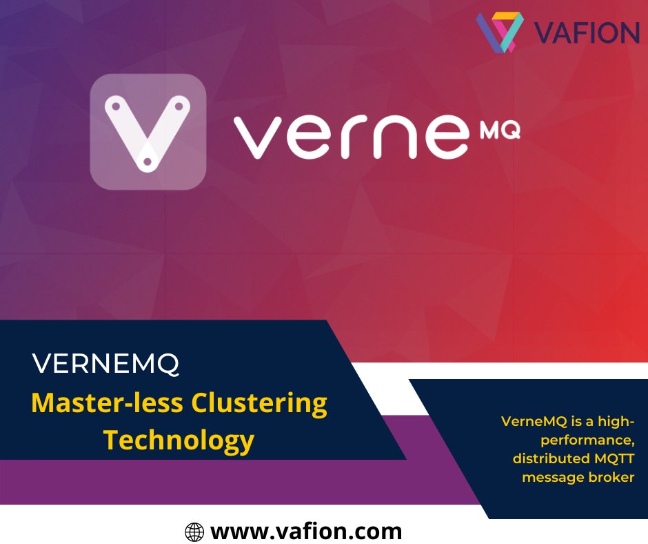 Vafionsystems's tweet image. VerneMQ is a MQTT publish/subscribe message broker which implements the standard MQTT protocol. MQTT protocol has proven to be the perfect IoT protocol.
For more details visit bit.ly/3P5wlST
 #vernemq #MQTT #messagingprotocol #iotsolutions #vafion #trustedpartner