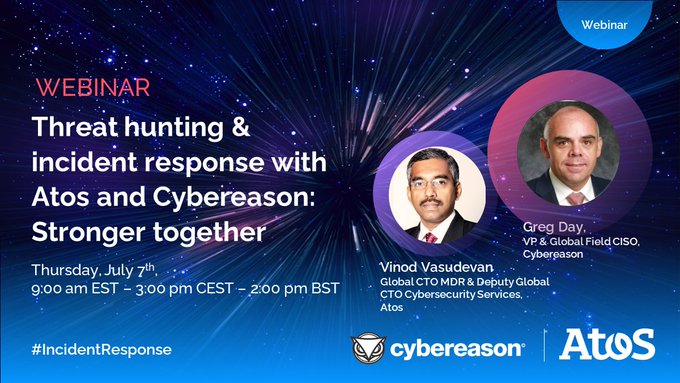 [#Webinar] Do not miss the LinkedIn Live event with @cybereason tomorrow! Join us...