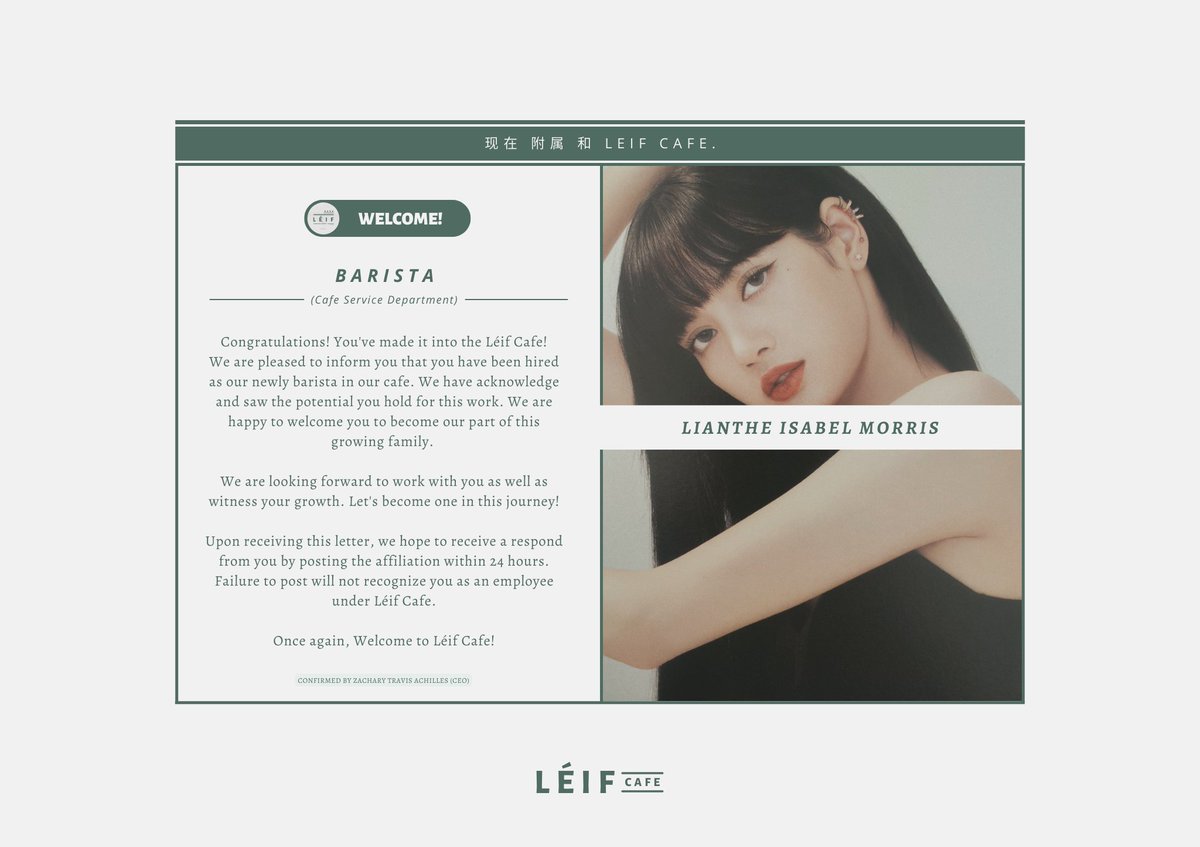 MORRIS, Lianthe Isabel tweet media