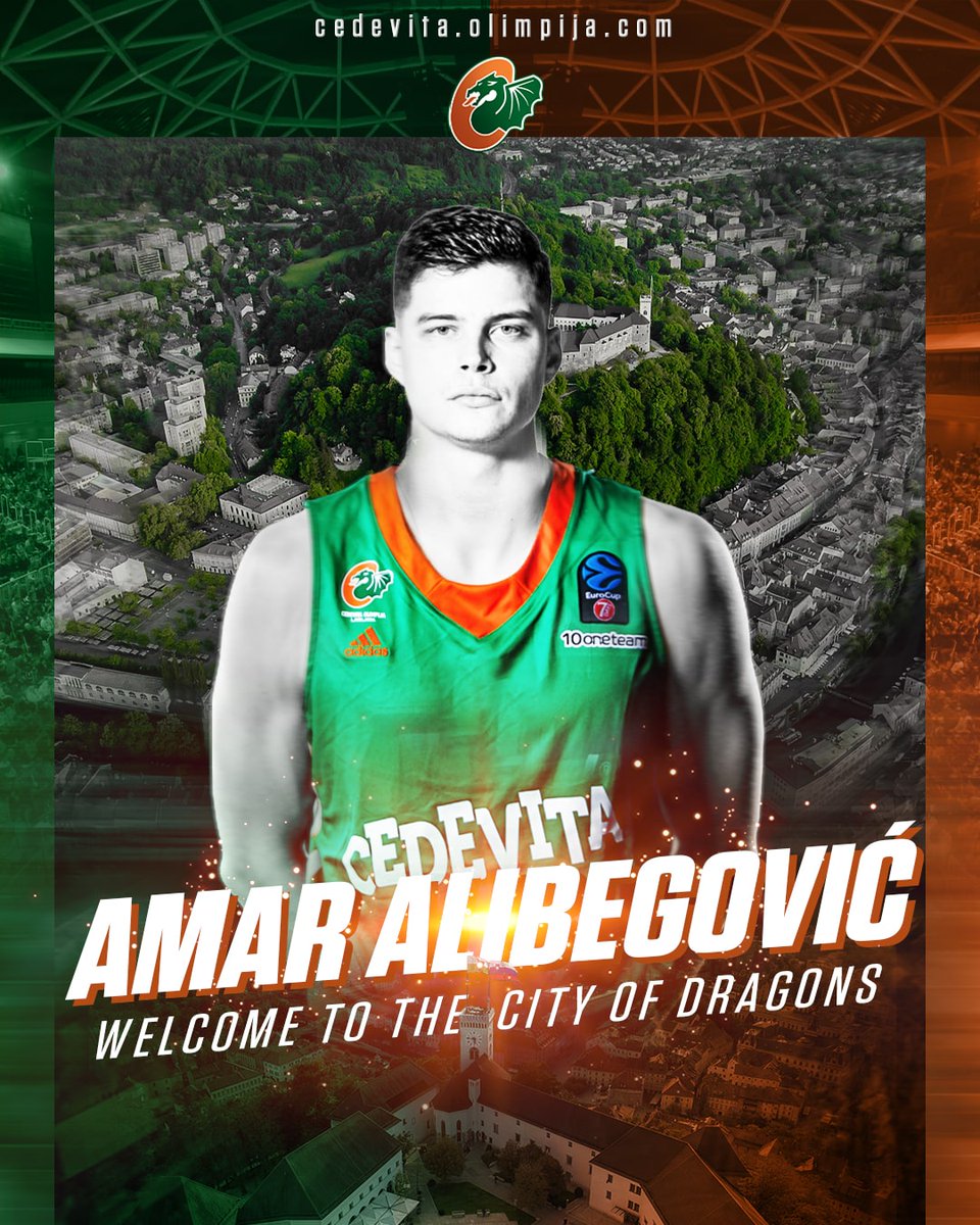 Cedevita Olimpija Ljubljana - English (@kkcedol_en) on Twitter photo Amar Alibegović joins the Dragons in Cedevita Olimpija!
<a href="/Amar7Alibegovic/">Amar Alibegović 🅰️🅰️7️⃣</a>, welcome to Ljubljana! 💚🧡 #ZmajevoSrce Amar Alibegović joins the Dragons in Cedevita Olimpija!
<a href="/Amar7Alibegovic/">Amar Alibegović 🅰️🅰️7️⃣</a>, welcome to Ljubljana! 💚🧡 #ZmajevoSrce