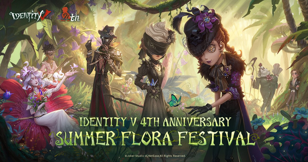 Identity V 4th Anniversary Announces Angels of Death, Fatal Frame II:  Crimson Butterfly Crossovers, and In-Game Updates - QooApp News