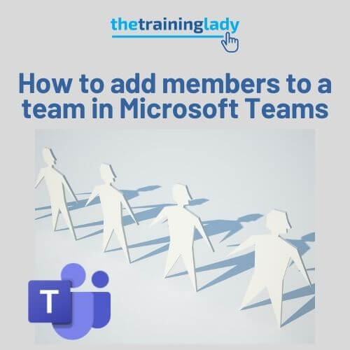 New to MS Teams and wondering about adding new members to your team? See my tips and how-to guide.

lnkd.in/dWjK-R7c
#msteams #collaboration #communication #microsoft #microsoft365 #team #teamcollaboration #productivitytips #productivity #collaborationtools #learning