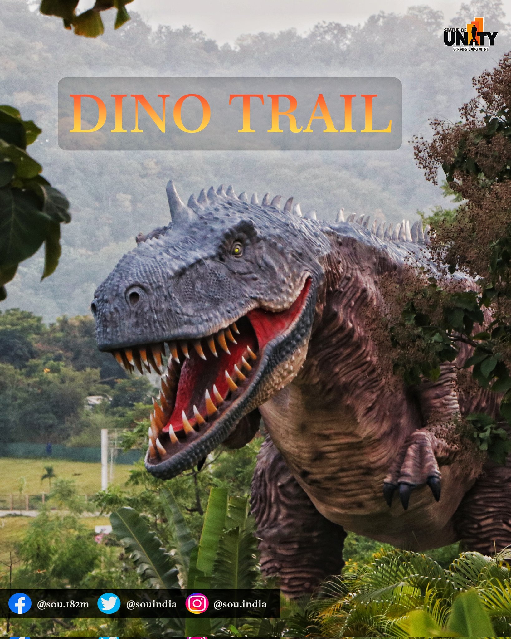 Dinosaur Trail  Statue Of Unity