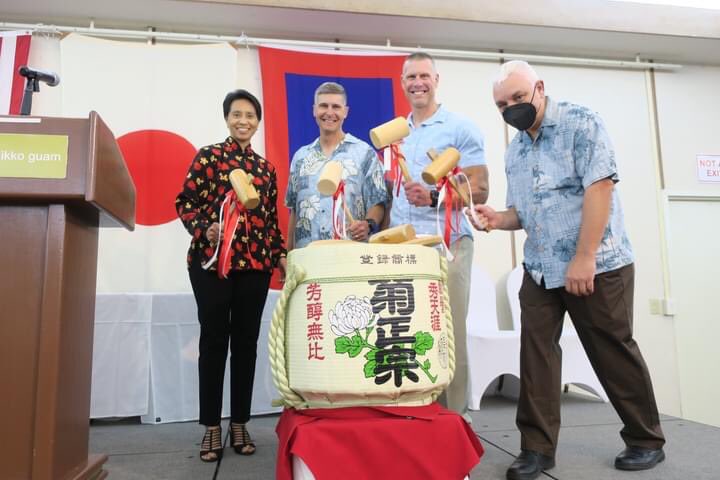 JapanCons_Guam's tweet image. On June 10, Japan Consulate-General hosted an event to express #Japan Government’s appreciation to the members of the #USForces, civilians &amp;amp; their families previously stationed in Japan. 🇯🇵🤝🇺🇸