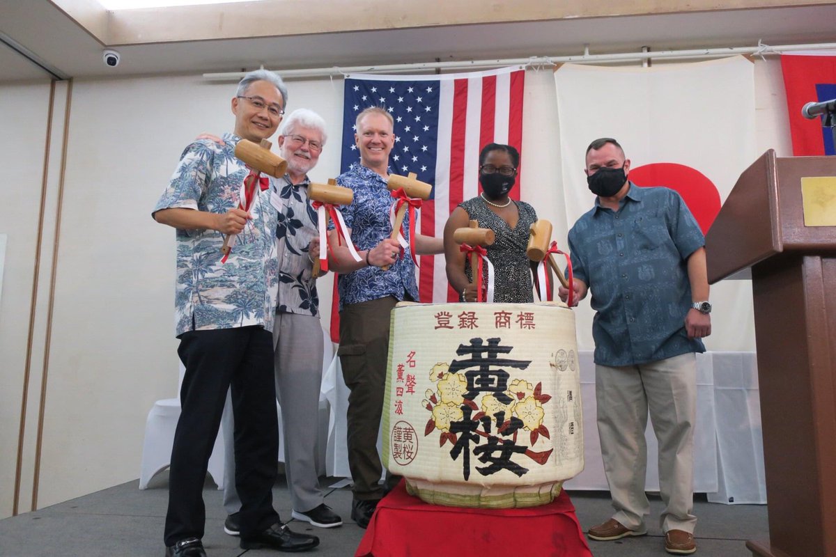 JapanCons_Guam's tweet image. On June 10, Japan Consulate-General hosted an event to express #Japan Government’s appreciation to the members of the #USForces, civilians &amp;amp; their families previously stationed in Japan. 🇯🇵🤝🇺🇸