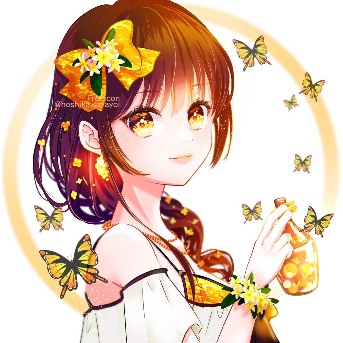 フリーアイコン 感謝企画第2弾 金星蝶 利用方法 Sns個人アカウン 星川ヤヨイのイラスト