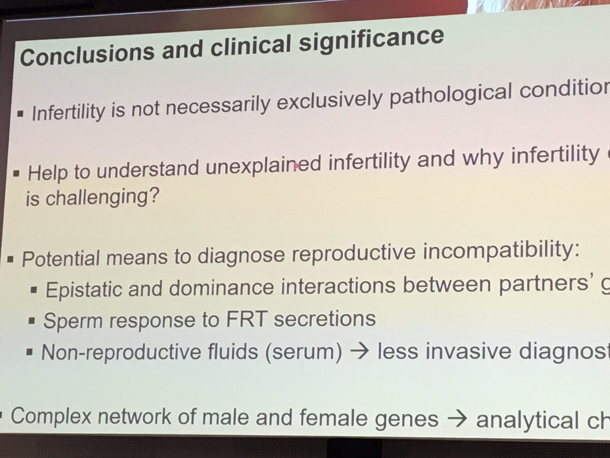 Infertility may be a «physiological» condition in some cases, as the egg selects the sperm? #ESHREjc at #ESHRE2022