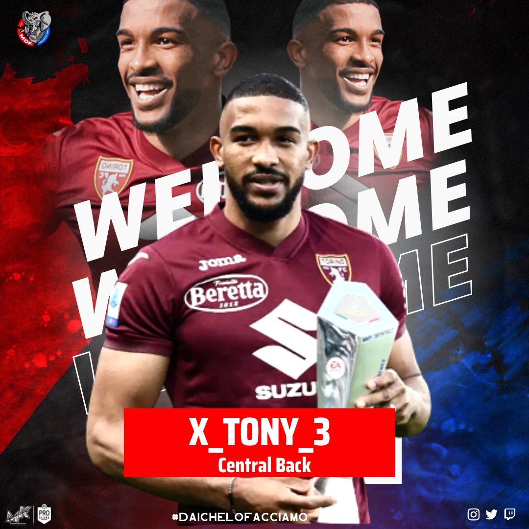 MDFCLUBFC's tweet photo. ๐ด๐ต @tony_theshield รจ rossazzurro!
Benvenuto Antonio !! ๐คฉ
#malatidififa #daichelofacciamo #LetsGoLiotro #GoMDF #ForzaMDF #MKgaming #PlayStation5 #FIFA22 https://t.co/hChSZ4fHlL