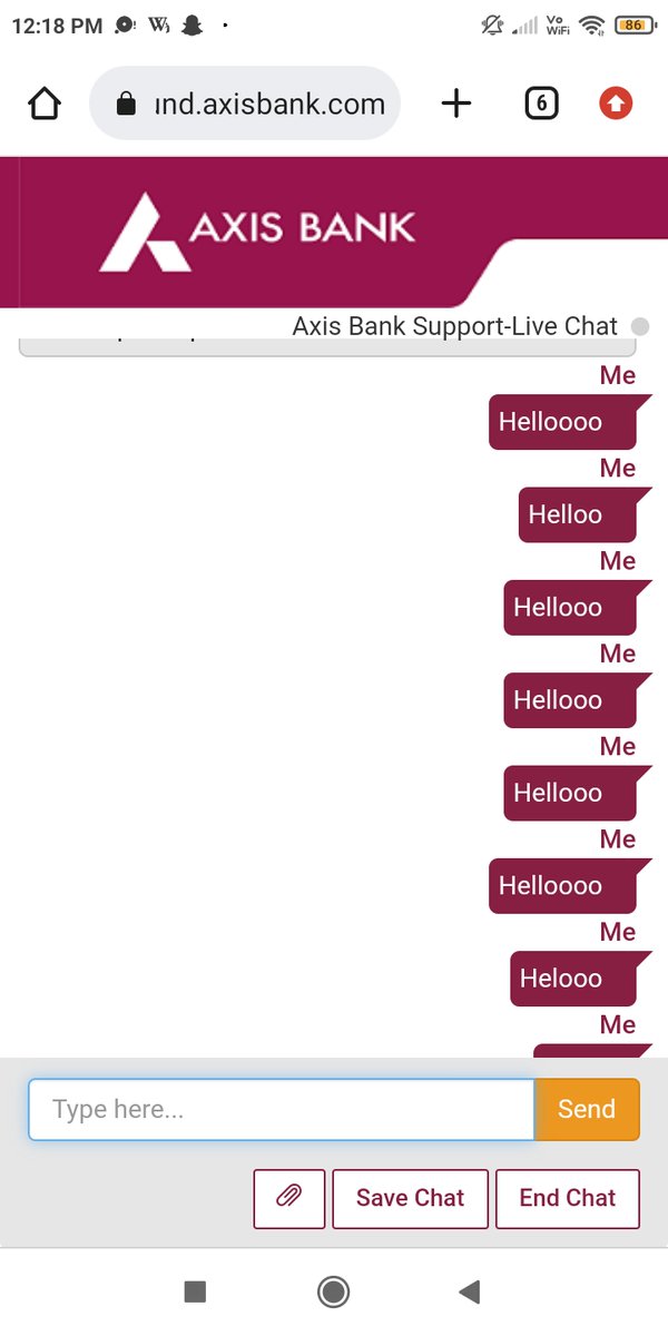 HasnainMazharR1's tweet image. I am trying to get resolution of my query from last 10 days but no one help they just keep me waiting all day in chat box and no one call me back about my query. #WorstAxis @AxisBank @AxisBankSupport @RBI Axis bank executive Azizullah keep me waiting ...#WorstService