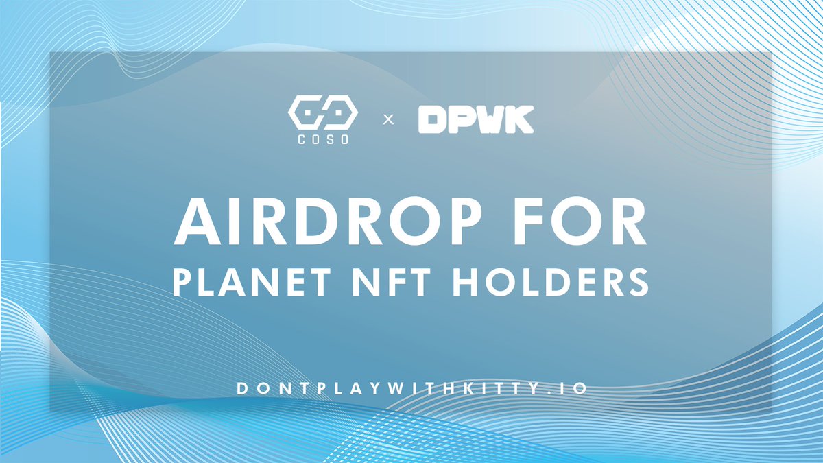 🎉To celebrate <a href="/cososwap/">cososwap</a> issuing $COT tokens

🔥#DPWK will also bring values to all our users who stake Planet NFTs

🚀Now to July 8th, leave your addresses in the form below to get the airdrop, each valid address can be airdropped with $COT

💥FCFS

👉forms.gle/KJRZvy1zLTNdZy…