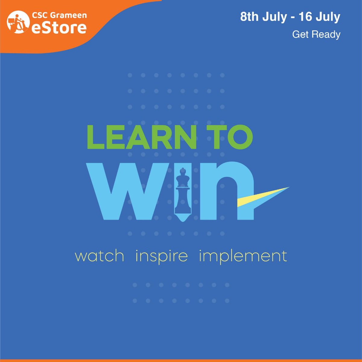 CSCeStore's tweet image. All VLE to follow “LEARN TO WIN” web series starting from July 8th