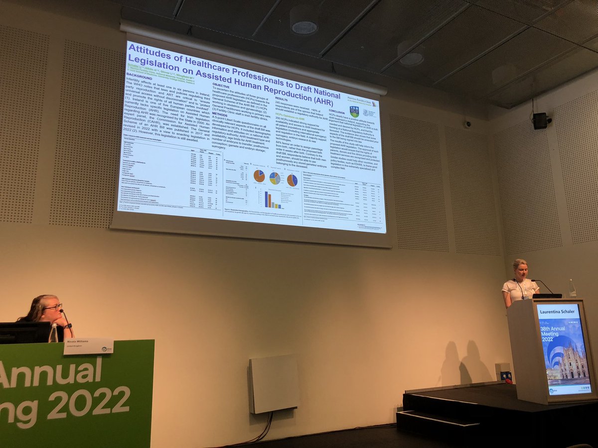 IsaTul's tweet photo. Now @LaurentinaSc is discussing attitudes of healthcare professionals to draft national legislation in Assister Human Reproduction
#Session77 @EshreEthicsLaw
@theESHRE5 @ESHRE https://t.co/CvbaExSmJh